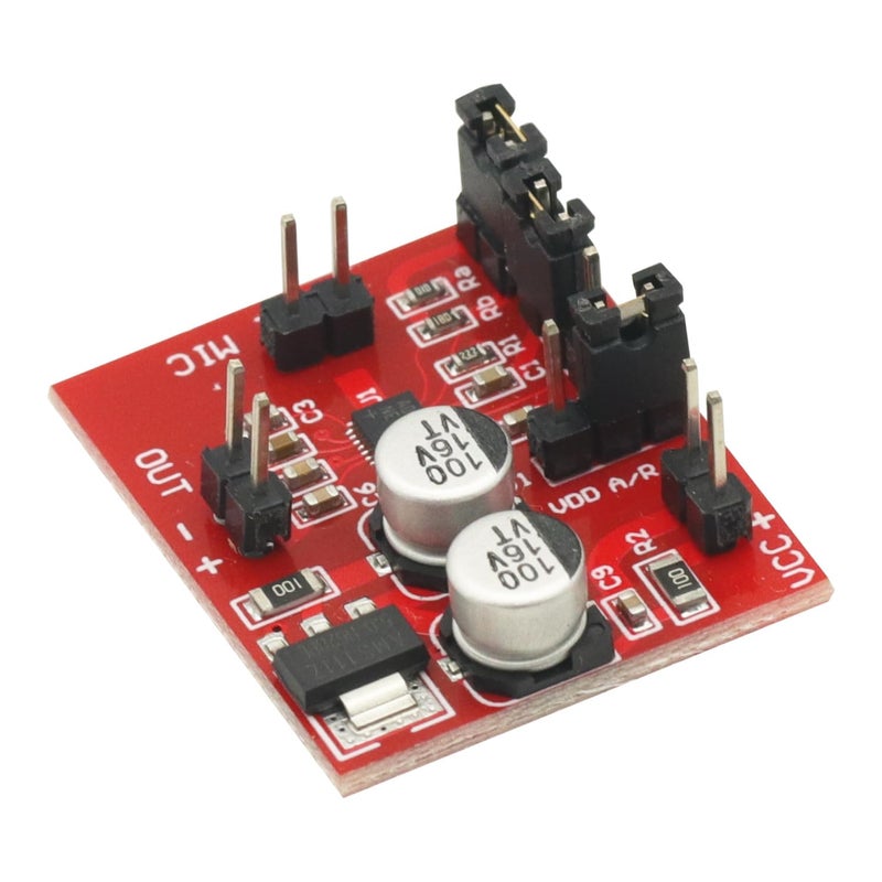 GODIYMODULES لوحة وحدة مضخم ميكروفون إلكتريت MAX9814 مع وظيفة AGC - Image 3